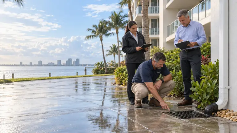 Illustrative scene for Post-Storm Recovery Decision Log for Florida Properties