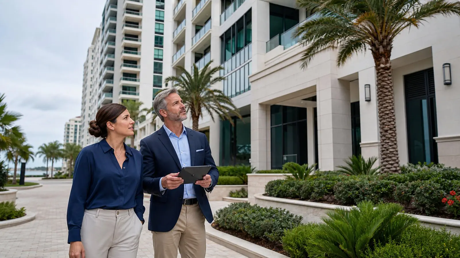 Illustrative scene: Commercial mixed-use property operations in Tampa, Florida